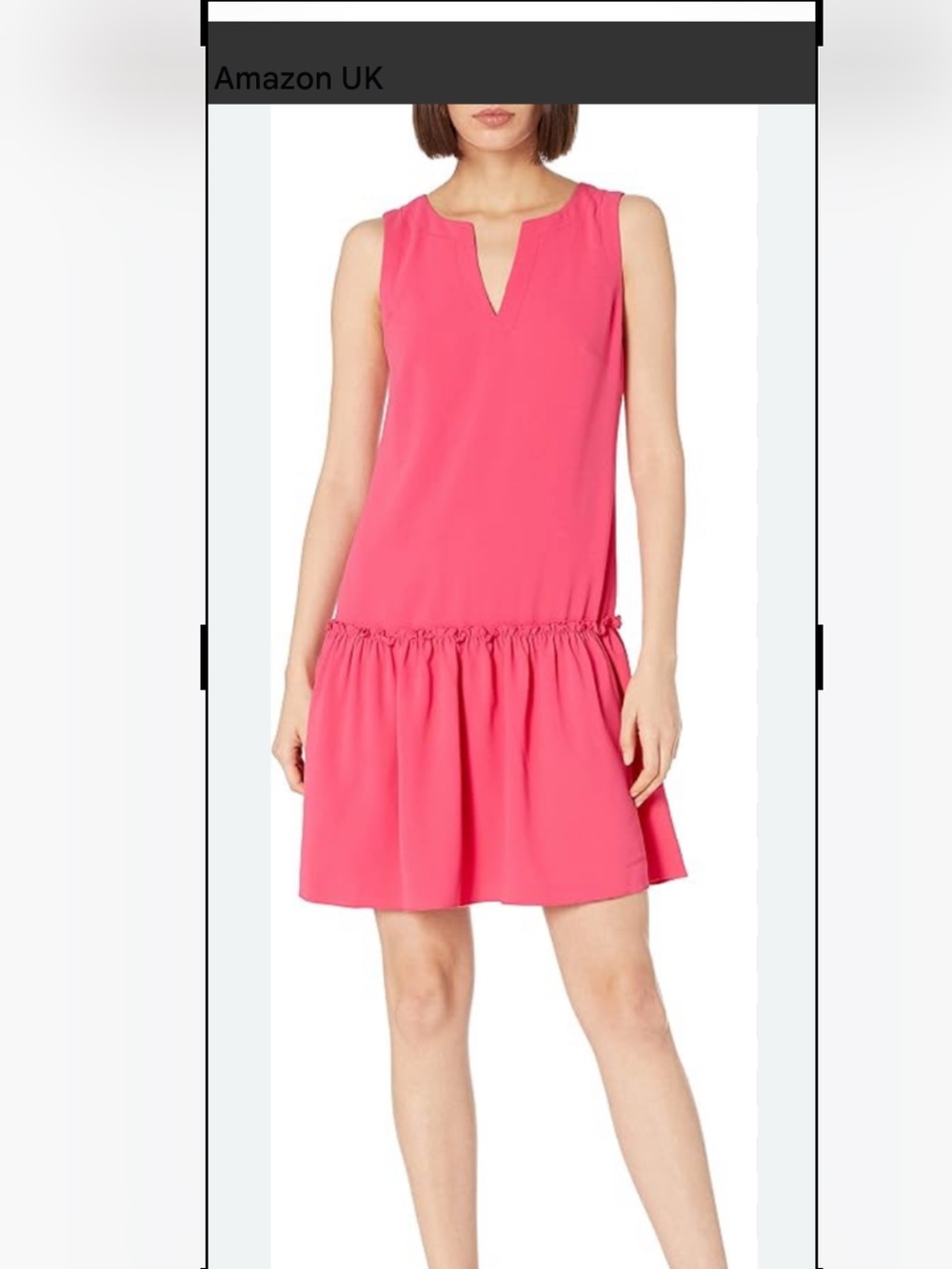 Trina Turk Hot “Yarrow” Sleeveless Dress in Hot Pink